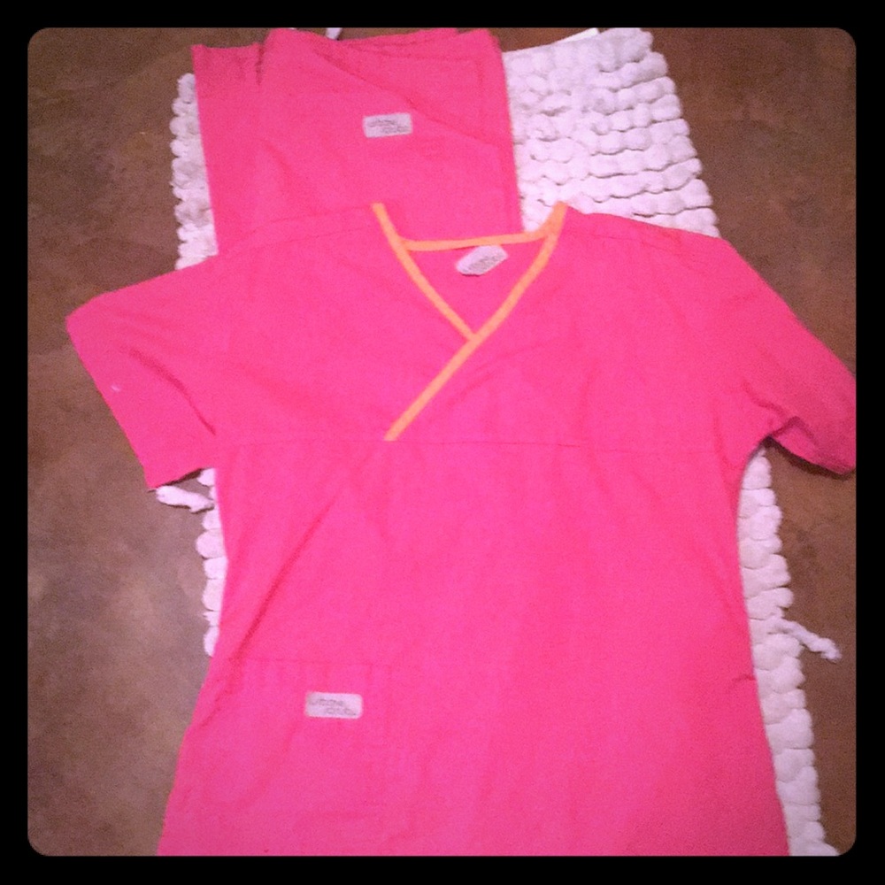 Pink Urbane Scrubs